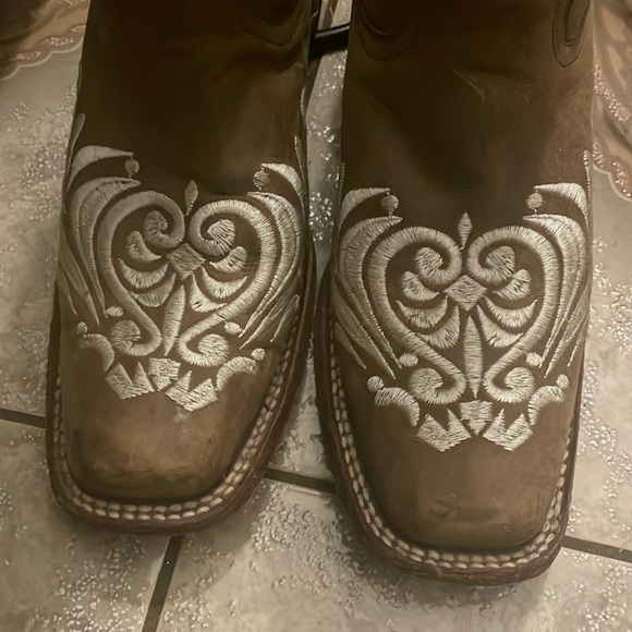 Brown Circle G boots size 7 1/2 - Picture 6 of 6